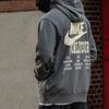 Nike Felpa con cappuccio sportiva casual NSW, primaverile, unisex, grigio ferro DV7380-068