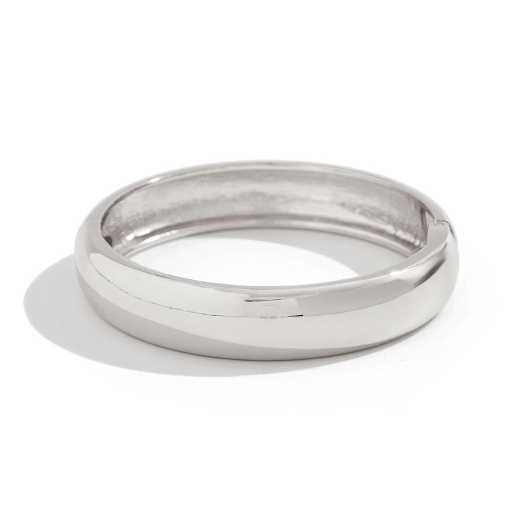 Europejski i Amerykański Stylowy Geometryczny Metalowy Błyszczący Zestaw Bransoletek Sprężynowych