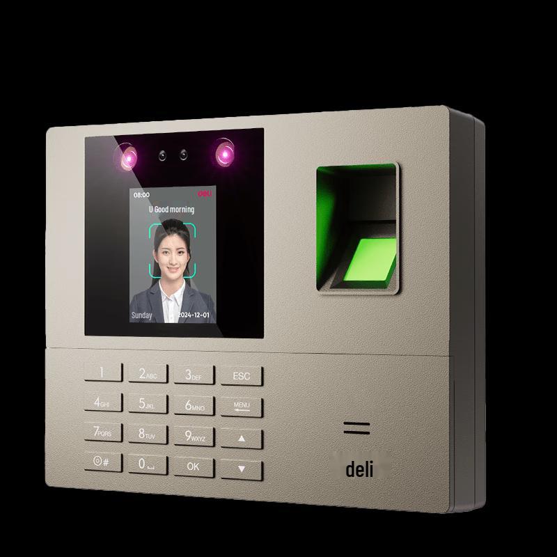 Deli 33800 PRO Facial & Fingerprint Time Clock