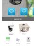 iCsee Xiongmai WiFi PTZ Dual Lens 360° Rotation Binocular Camera with 8x Zoom