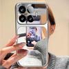 Case for Xiaomi 17T Pro,17T Trending Big Window Cover Mirror Phone Casing