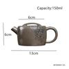 Chinese Yixing Purple Clay Teapot Household Handmade Tea Pot Tradition Hand-carved Beauty Kettle Raw Ore Zisha Tea Set 150ml