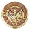 Brass Nautical  Antique Brass & Copper Sundial Compass, Sundial Clock In Box Gift Sun Clock Ship Replica Watch