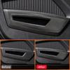 2PCS For Ford Mustang 2009-2013 Accessories Carbon Fiber Car Interior Inner Front Door Panel Cover Wrap Decoration Stickers