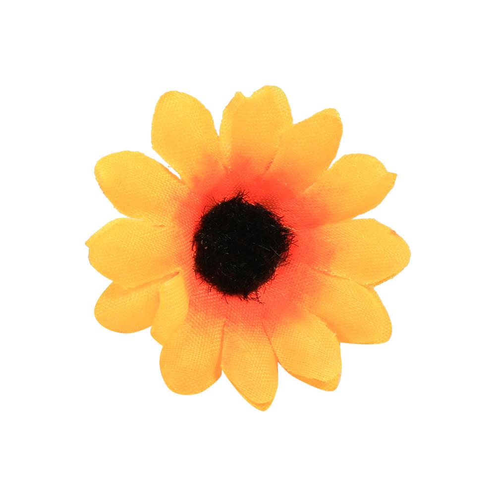 11 Farben 100 Stück Künstliche Gerbera Gänseblümchen Stoffblumenkopf Hochzeitsparty DIY Dekoration Basteln