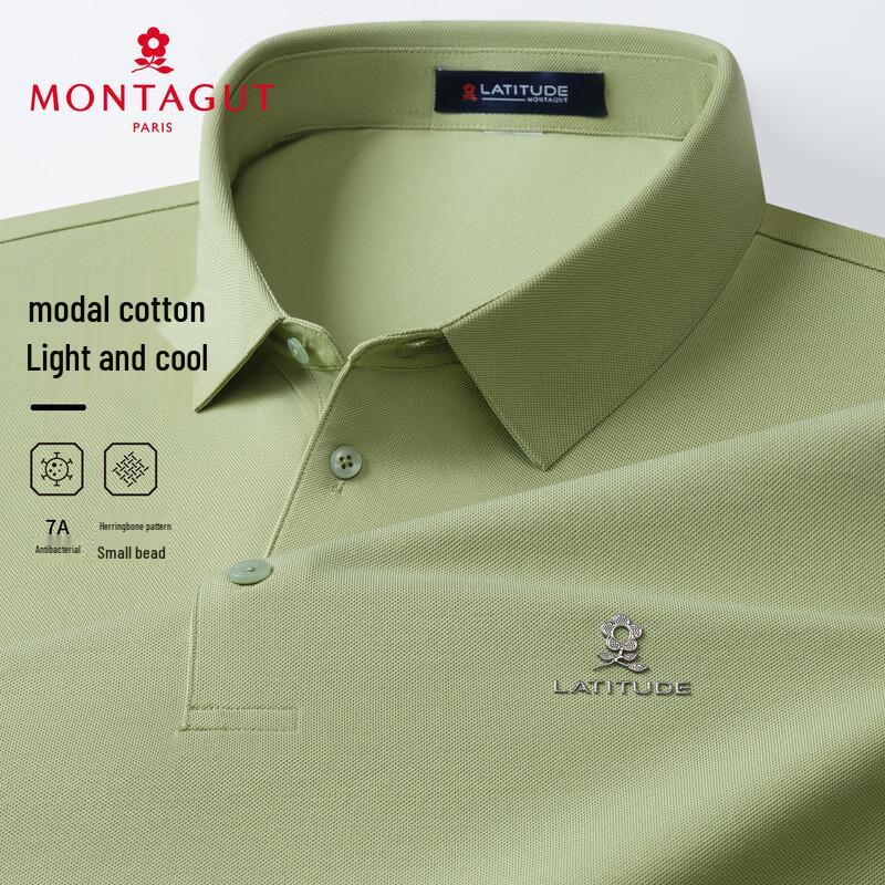 MONTAGUT Men s Modal Cotton Blend Polo Shirt 52