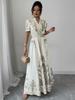 Retro Paisley Hochtailliertes Spitzenbesetztes Langes Kleid - Damen Sommerkollektion 2025