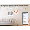 WiFi Intelligent Temperature Humidity Sensors Time Large Display for Home Office Bedroom Kitchen