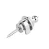 Anti-Slip Metal Guitar Strap Locks Fasten Security Guitar Bass Locking Button