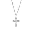 Zircon Cross Necklace Trendy Japanese Women'S Hip-Hop Kusa Wind Casual Sweater Chain Sweater Chain Diamond Collarbone Chain