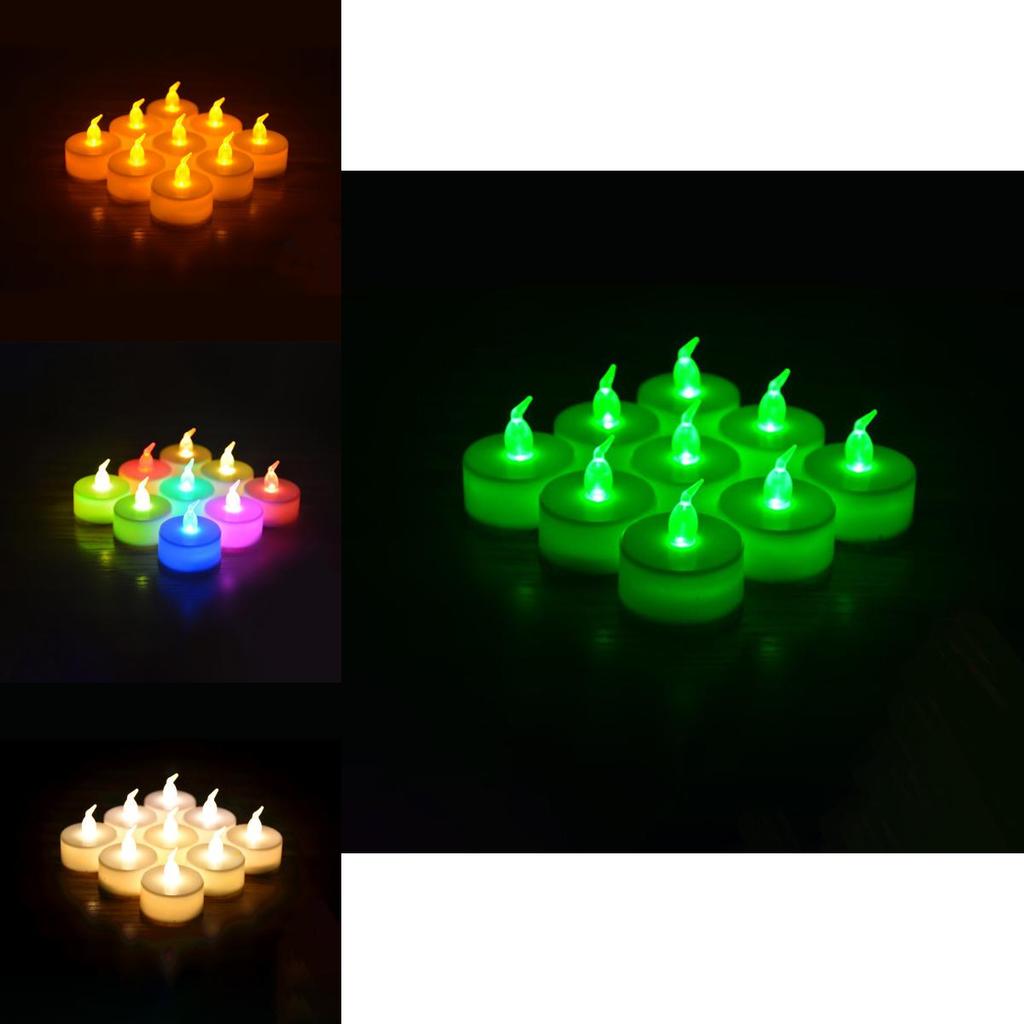 Timeless 24pcs Flameless Led Candle Tea Lights For Charming Christmas Celebrations