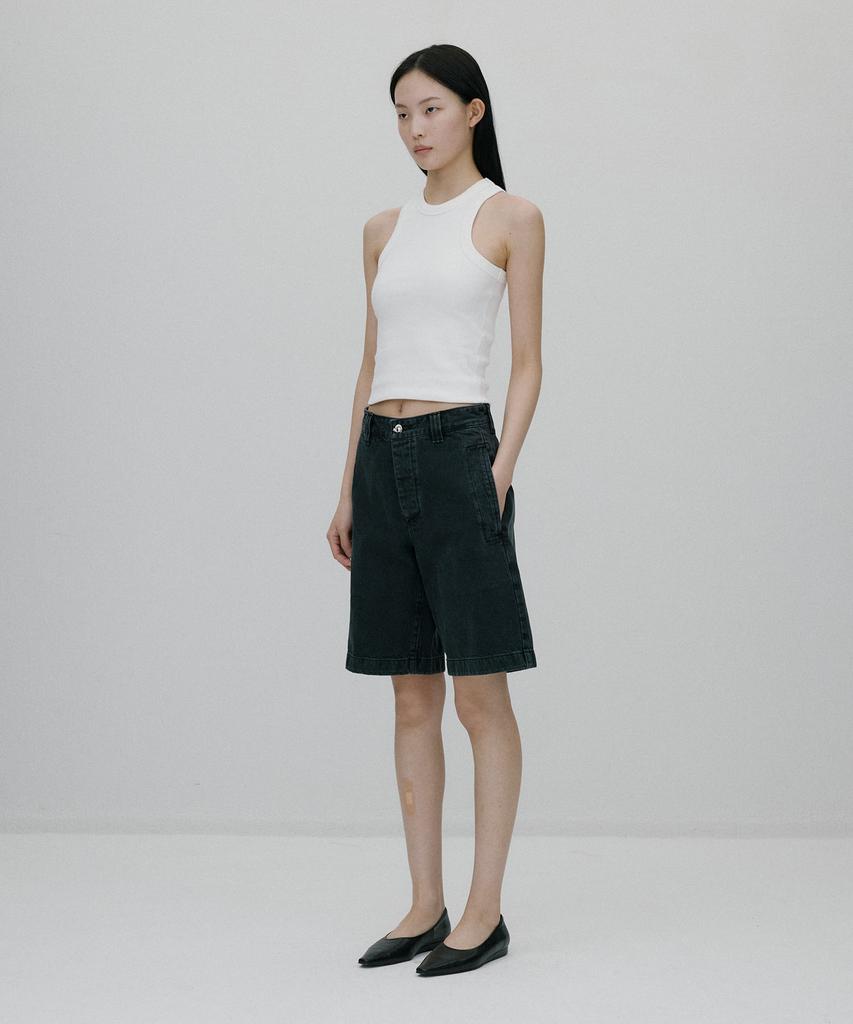Sunjin Horangji Canton Bermuda Pants [Black]