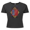Amplified Womens/Ladies Duran Duran Logo Crop Top