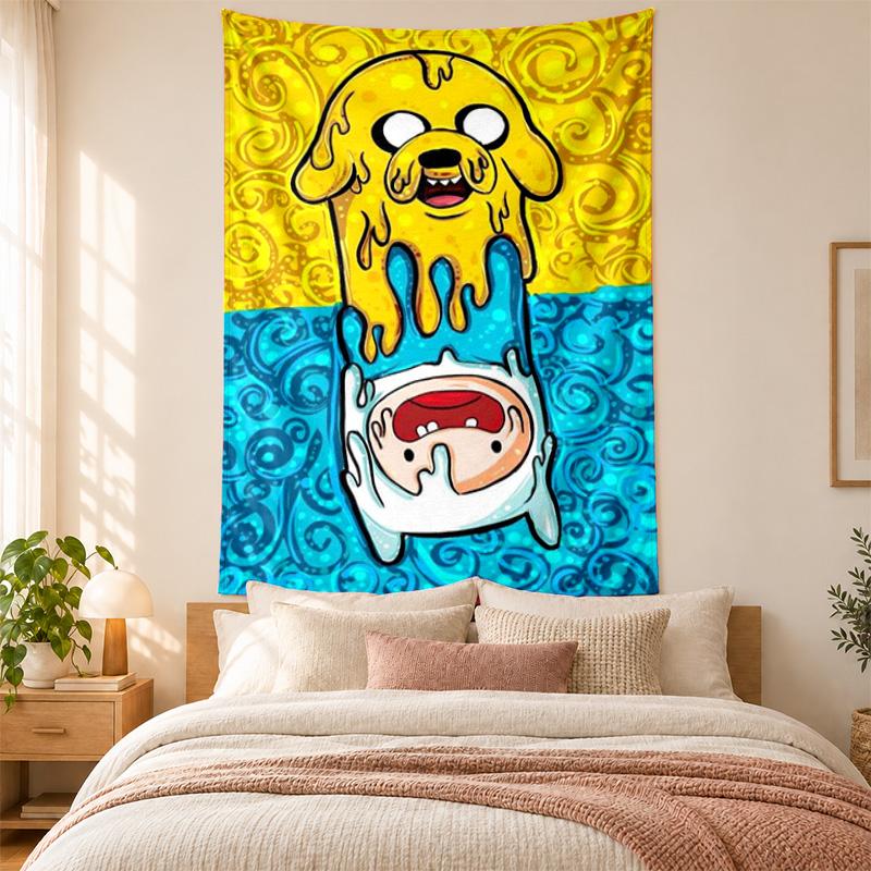 Adventure Time Tapestry Highquality for Decorating Living Room Bedroom Dorm Walls Ideal As Bedroom Wallart Orholiday Gift