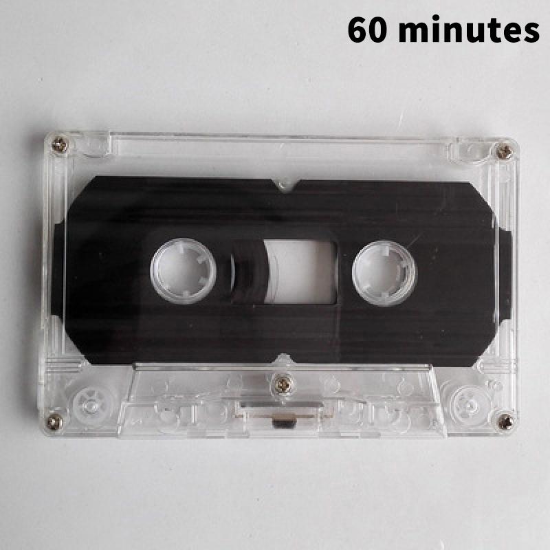 Transparent Blank Cassette Tapes - 30/45/60/90 Minutes Recording Audio Cassettes
