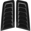 Estink RS MK2 Bonnet Air Vents ABS Plastic Easy Installation Wear Scratch Universal Hood Vents with Stylish Appearance (Gloss Black)