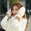 Gloves For Women With Winter Plus Velvet Thickened Warm Windproof New Anti-Freeze And Cold-Proof Plush Cute Gloves