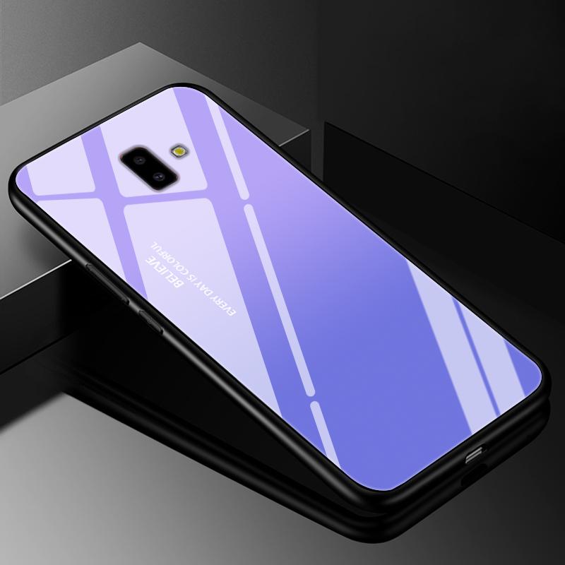 For Samsung J6 2018 Case Cover Tempered Glass Cases for Samsung Galaxy J4 J6 Plus 2018 J8 J7 J730 2017 Prime Hard Back Bumper J6