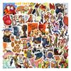 60pcs Animation Zootopia Cartoon Graffiti Stickers Decals Suitcase Laptop Computer Guitar Decoration DIY Kids Classics Toy @