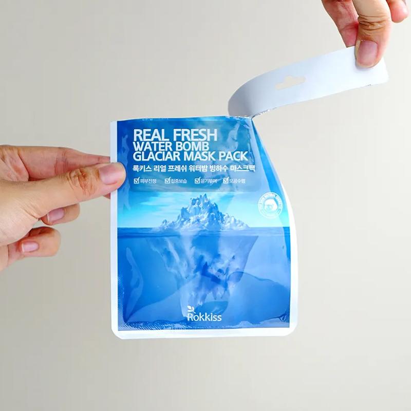 Rokkiss Masque Pack Bombe d'Eau Fraîche Glaciar 23g