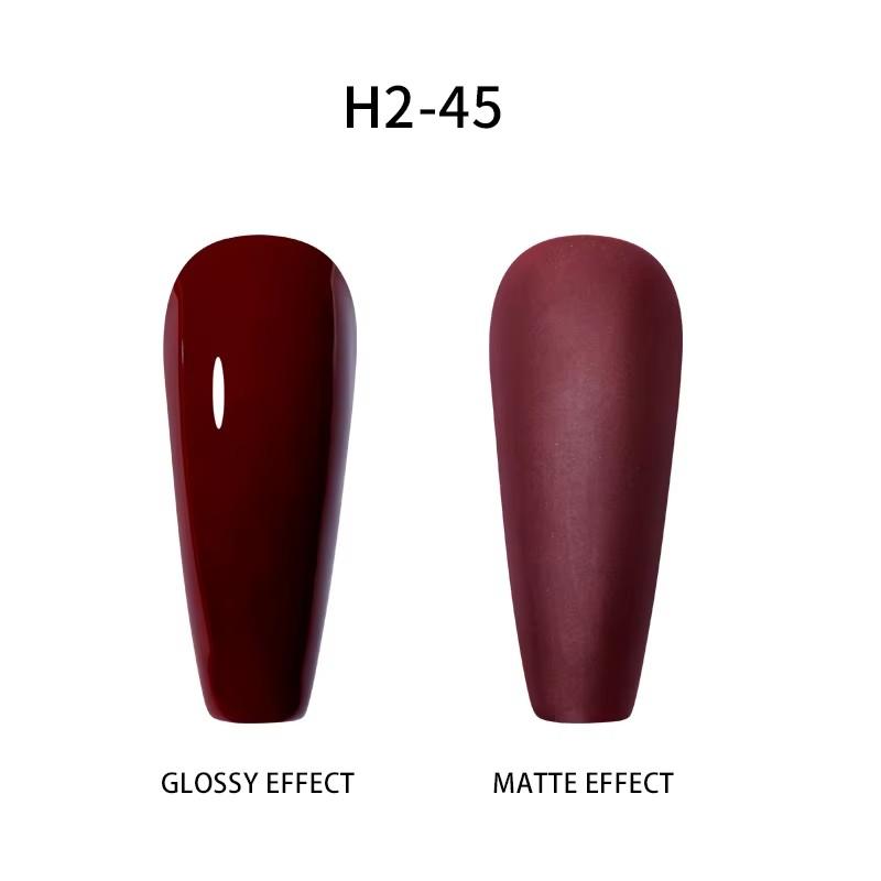 BEAU COLOR 8ML Nail Gel Polish High Pigment UV/LED Color Gel for Nail Art Design and Home DIY Manicure