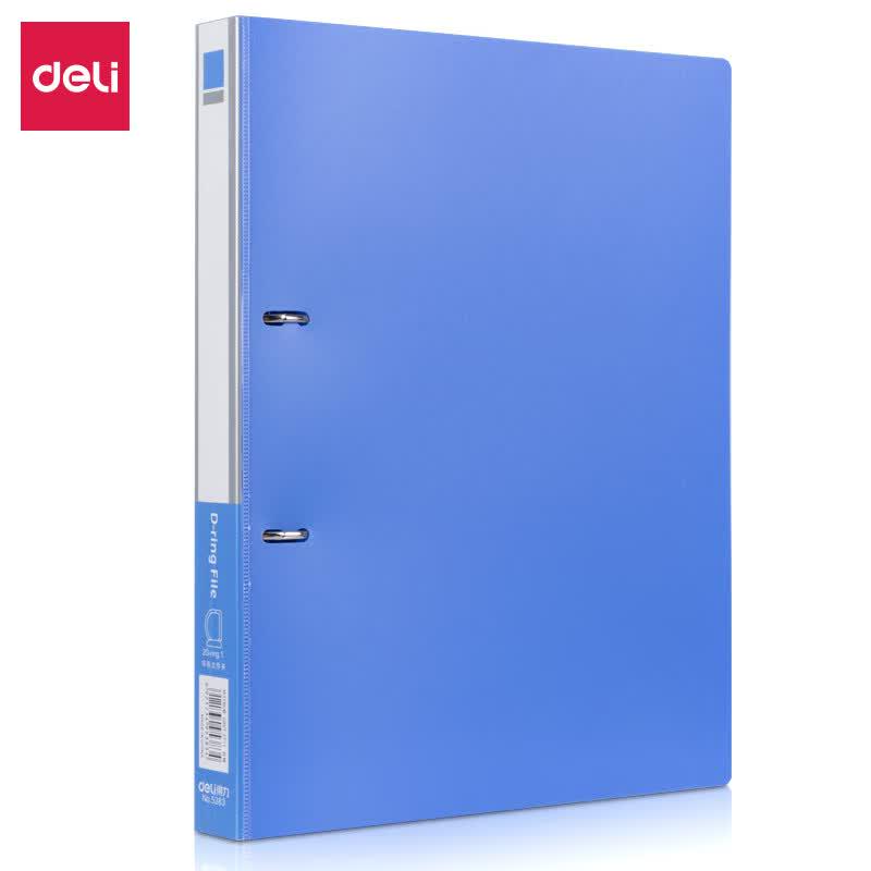 Deli 5383 A4 D-Ring 2-Hole Folder