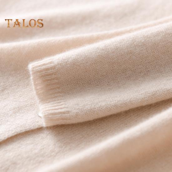 Knitting Tops Women Long Sleeve Round Neck Casual Home Style Top Solid Color Single Breasted Fitted Stretchy Tee Daily Wear