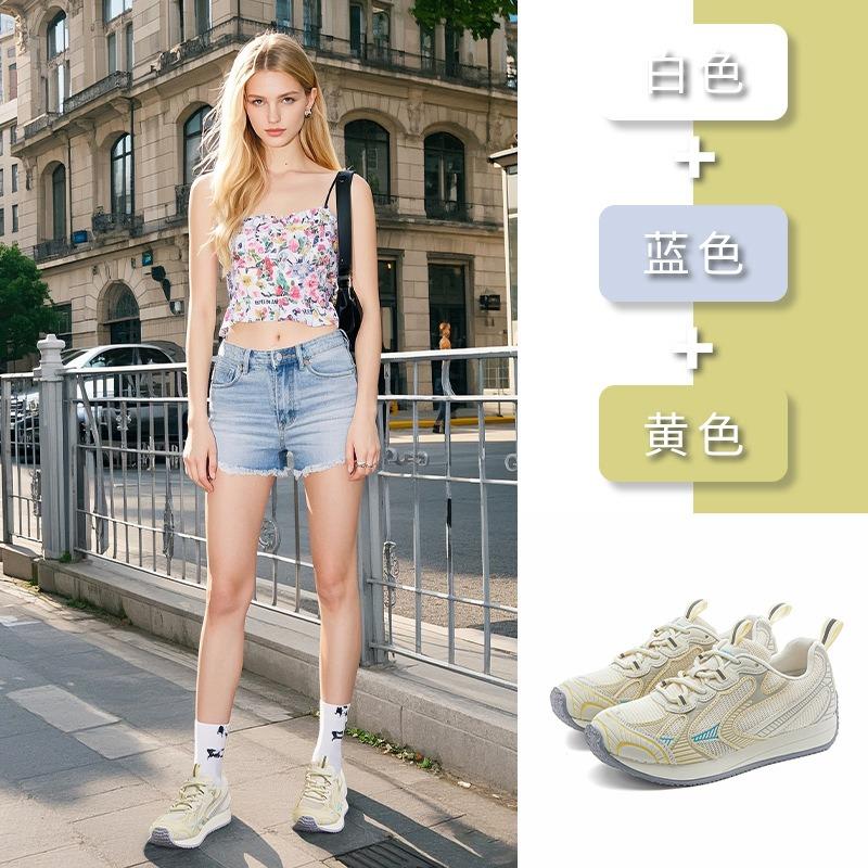 Suction film bottom dad shoes women's summer new platform-soled sports shoes women's versatile casual shoes mesh breathable women's shoes