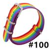 18MM 20MM 22MM Nylon Watch Band Sport Casual Straps Replacement With Stainless Steel Buckle For Men Women's Watch Accessories