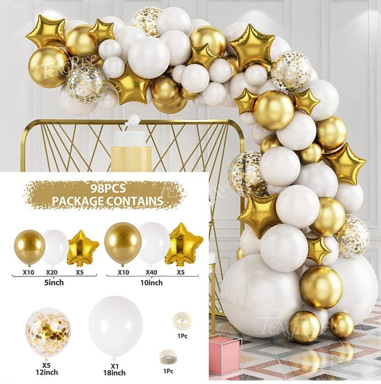 Balloon Chain Set Confession Engagement Balloon Set Opening Birthday Scene Arrangement Balloon