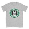 Streetwear TShirt Summer StarClan Coffee  Leisure TShirts Samurai Cat Cotton Tee Shirt for Unisex Y2K Wholesale Short Sleeve Tees