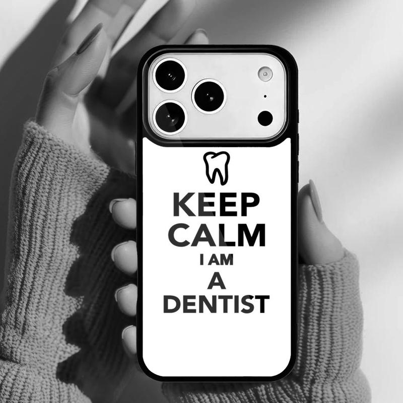 I Love My Dentist Phone Case for iPhone 17 16 15 14 13 Pro Max Back Cover for 12 11 Pro Coque
