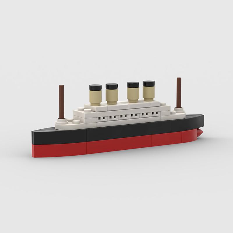 Bai Fen Bai Dolls And Toys Unisex Kids Titanic Cruise Ship Model Building Moc Blocks Bricks Boat Kit Construcrion Sets Children Assemble Toys