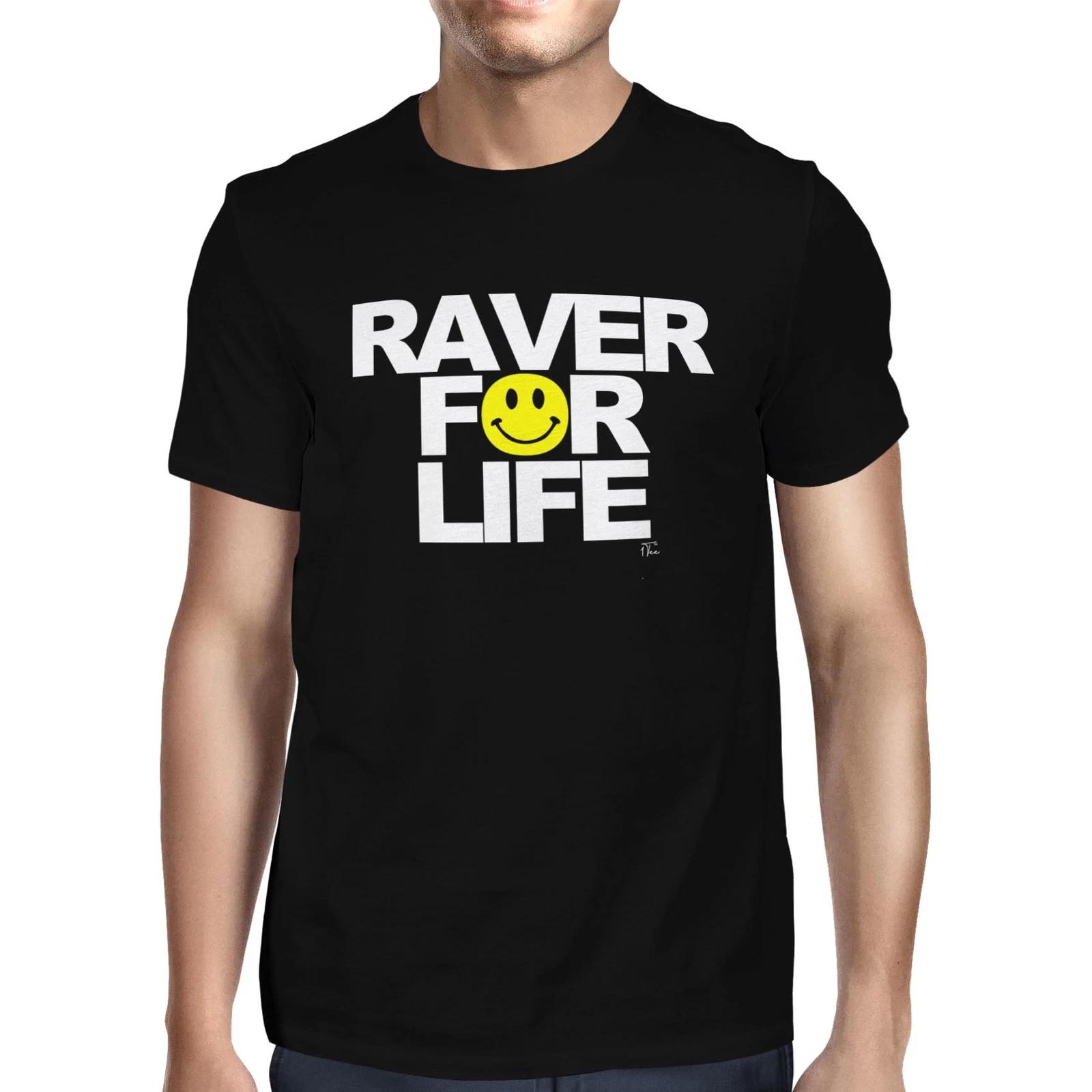 1Tee Mens Raver For Life T-Shirt XL
