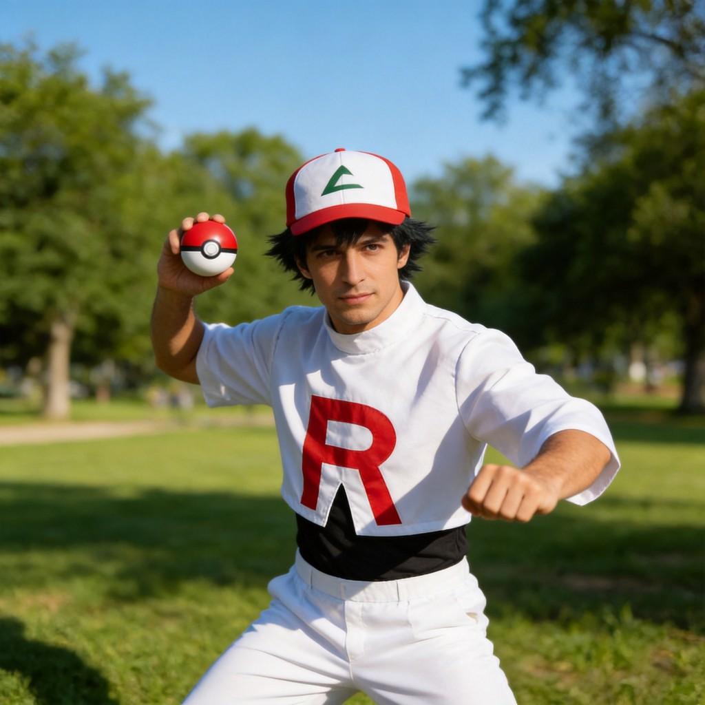 Pokemon Jessie James Cosplay Kostüm Mit Spandex-Mischgewebe Für Bühnenauftritte