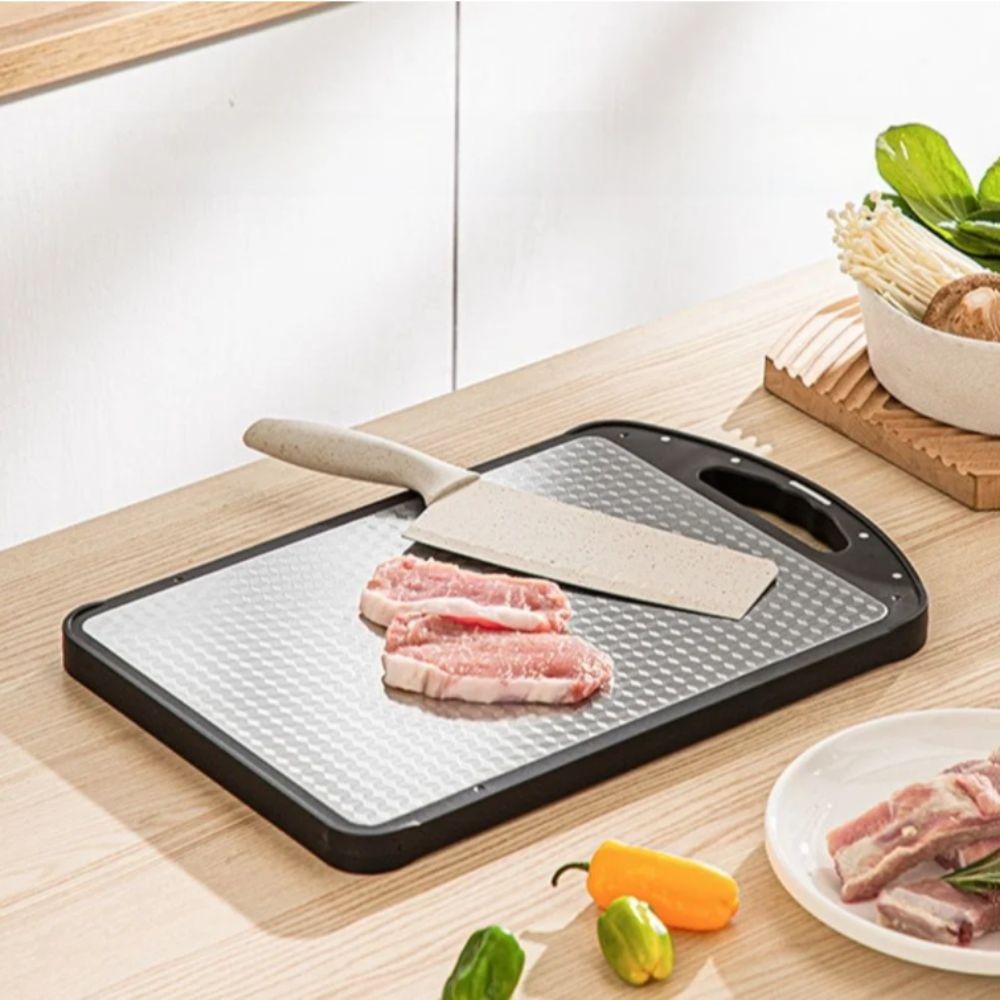 Durable Steel Stainless Steel Cutting Board Easy to Clean Scratch Resistant Board Counter Top