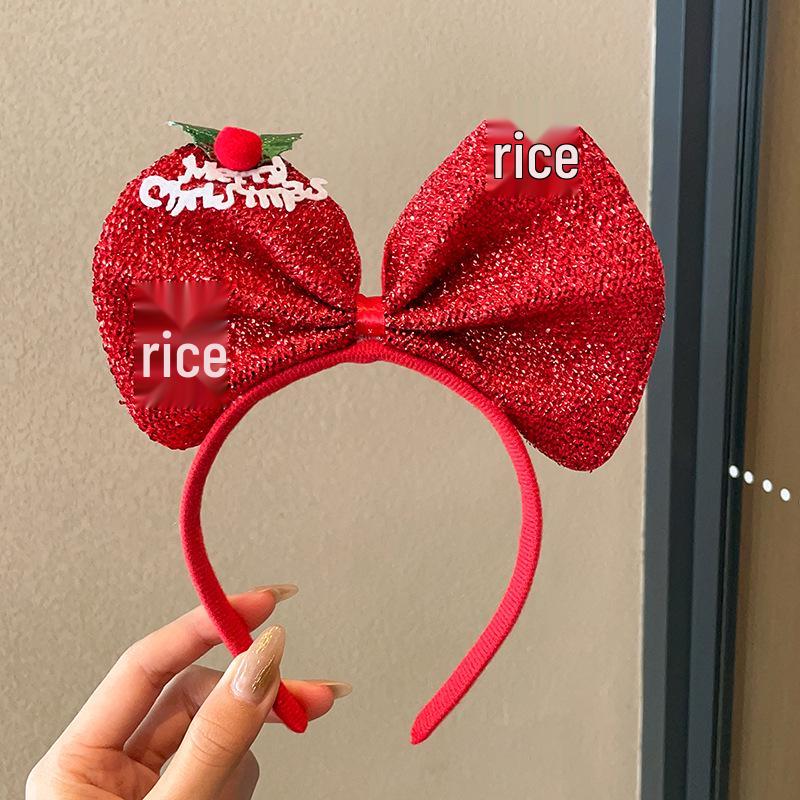 Serre-tête à bois de Noël pour enfants - Accessoire festif pour les fêtes