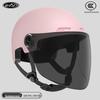 Certified Electric Motorcycle Safety Helmet for Men & Women, Gray, All-Season, Sun Protection