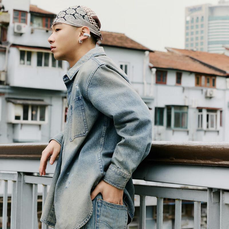 Levi's® SilverTab™ Men's 2025 Spring Distressed Denim Jacket