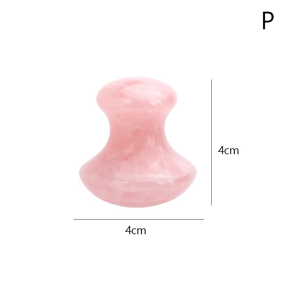 Natural Rose Quartz Jade Gua Sha Board Acupuncture Massage Facial Gouache Pink Quartz Massage Face LiftingStone Guasha Scraping