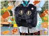 Cute Cartoon Cat Plush Backpack 2024 New Large Capacity Student Backpack Shoulder Bag