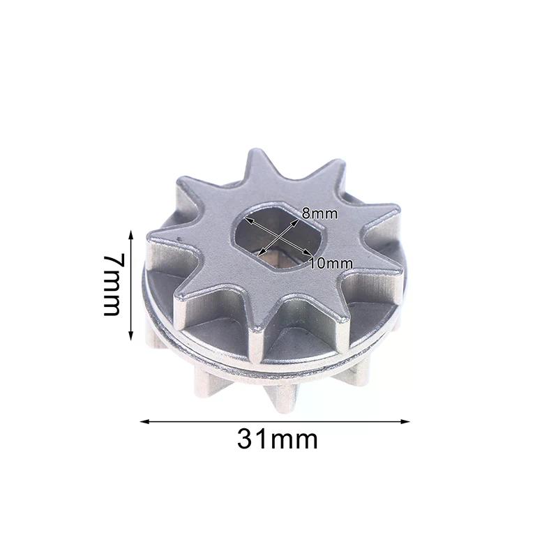 1/2pcs 8x10x31mm Gear Sprockets Drive Replace Sprocket 8 Inch 9Teeth For Gear Asterisk Electric Chain Saw Chainsaw Chain