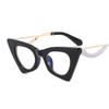 2022 New Fashion Retro Cat Eye Anti Blue Light Glasses For Women Vintage Clear Computer Eyeglasses Ladies Reading Wholesale