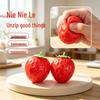 Strawberry Squeeze Toy - Stress Relief Slow Rebound TPR Material