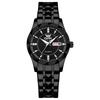 OPK Women's Quartz Analog Watch Simple Lightweight Classic Waterproof Black Full Black