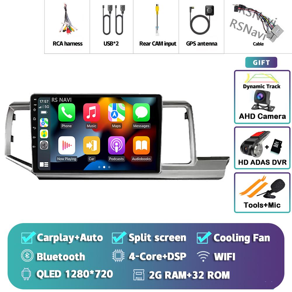 Car Radio Android 14 For HONDA STEPWGN 2009 - 2015 Multimedia Player Video Stereo Lettore IPS Navigation GPS Monitor QLED Screen