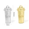 1 Piece Brass Charms Multicolor Cup Coffe Message " Coffe " 3D Pendants For DIY Necklace Jewelry Making 16.5mm X 8mm