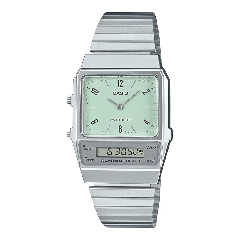 

[Casio] CASIO standard STANDARD Ana-Digi кварцевые часы AQ-800E-3A унисекс бледно-зеленая модель заморская [продукт]