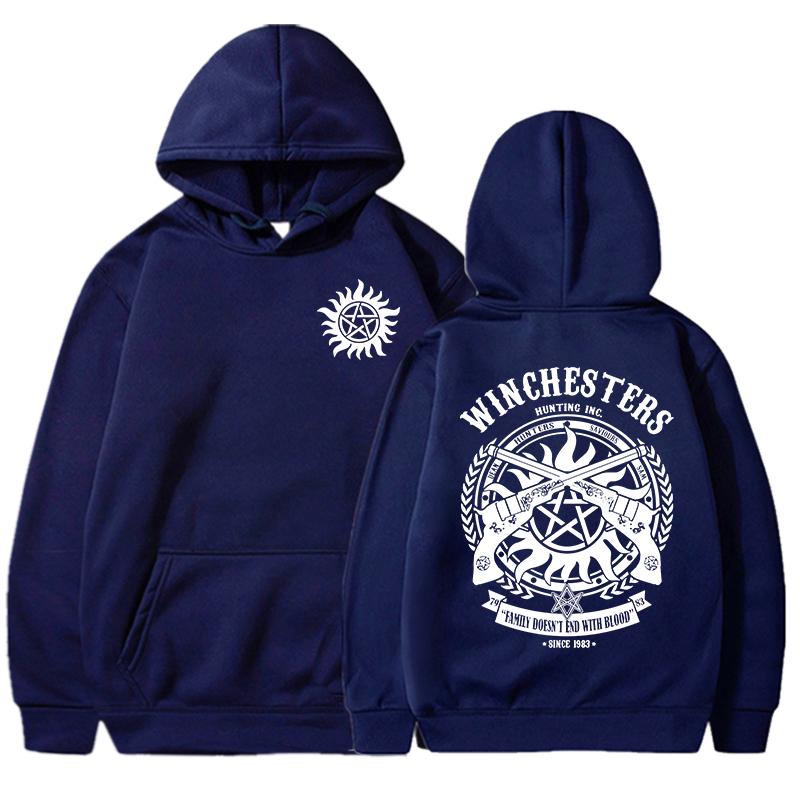 Natural Printed Hoodie Men's Fashion Autumn Winter Warm Sweatshirt Harajuku Hip Hop Street Wear Long Sleeve