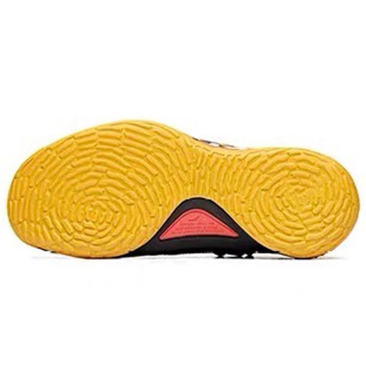 New Anta KT5 Thompson Cushioning Anti Slip And Wear Resistant Low Top Performance Basketball Shoes Black Yellow 112031102-2